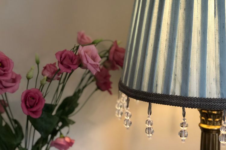 Handmade Pleated Lampshade by JSInteriorsUK