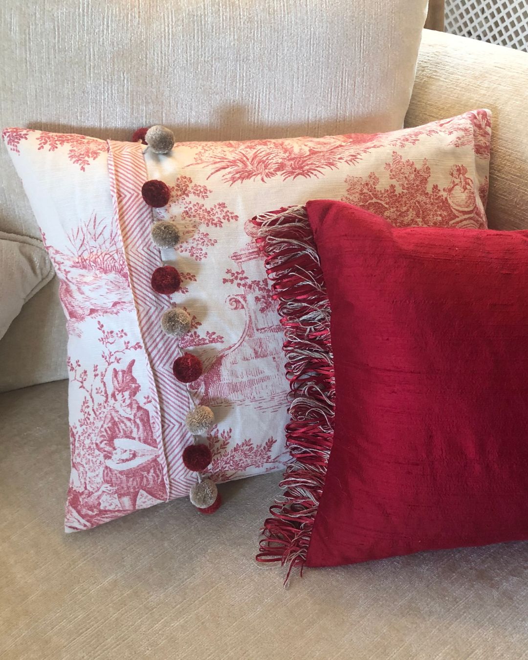 Making scatter cushions - JSInteriorsUK