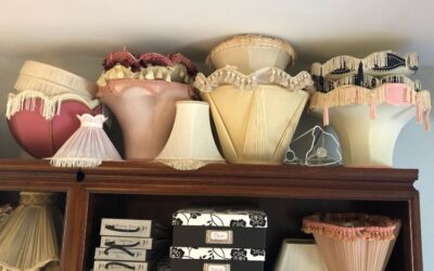 DIY – Using Vintage Lampshade Frames